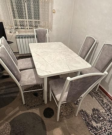 Комплект офисной мебели, Б/у, Стул, Металл, Самовывоз, цвет - Серый — 1