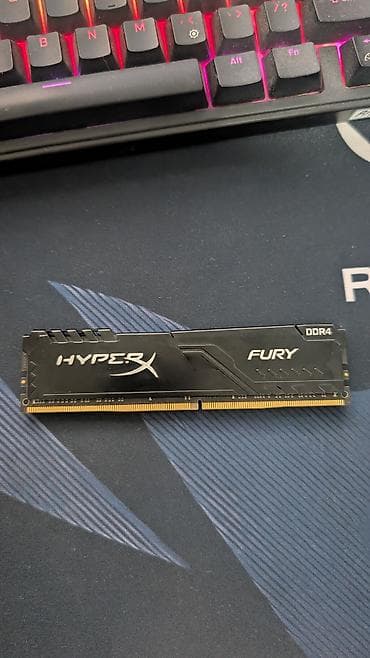 Комплектующие для ПК: Оперативная память (RAM) для ПК, Новый, HyperX, 8 ГБ, DDR4, 3200 МГц — 1
