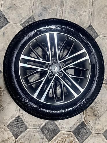 диски на хендай соната: Колеса в сборе 235 / 55 / R 17, Лето, Б/у, 1 шт, Легковые, Литые, отверстий - 5 — 5