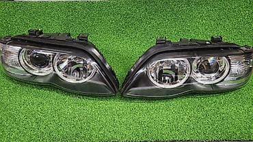 x5 2003: Передняя правая фара BMW 2004 г., Б/у, Оригинал, Германия — 2