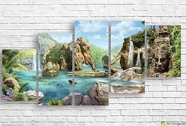 картинка природа: Модульные картины на холсте (5 панелей) - Сюжеты: морские пейзажи и — 3