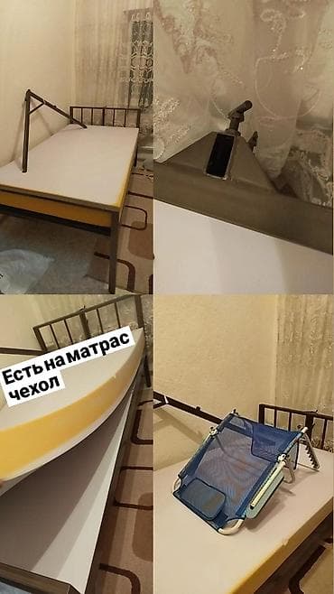 спалный мебел: Комплект мебели для дома: 1) Двуспальная кровать с матрасом - Размер — 3