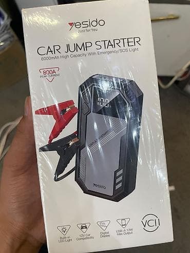 type s: Пуско-зарядное устройство Yesido Car Jump Starter - Пиковый ток: 800A — 1