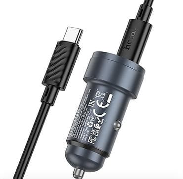 usb: Автомобильное зарядное устройство Hoco (комплект с кабелем USB‑C) - — 4