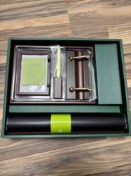 офисный набор: Кеңсе эмереги комплекти, Жаңы, Жыгач, Акысыз жеткирүү, түсү - Күрөң — 10