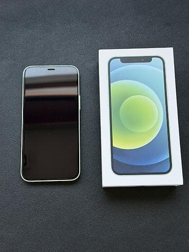 apple wath: IPhone 12 mini, Б/у, 256 ГБ, Зеленый, Коробка — 2