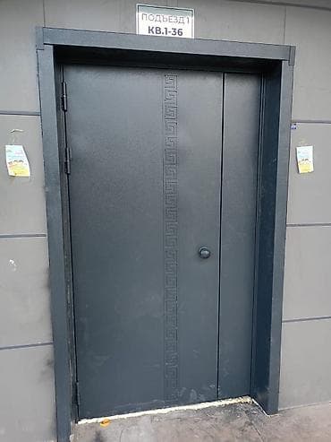 стиль милитари: Бронированные двери на заказ, Для частного дома, Другое количество створок, Кыргызстан, С глазком, Бесплатный замер, Бесплатная доставка, Бесплатная установка — 10