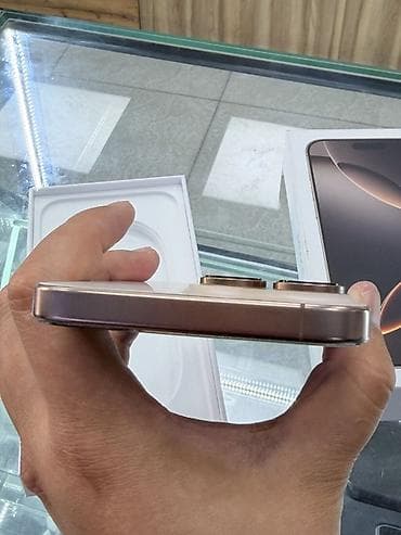 iphone 12 pro max bishkek: IPhone 16 Pro Max, Б/у, 256 ГБ, Desert Titanium, Коробка, 92 % — 10