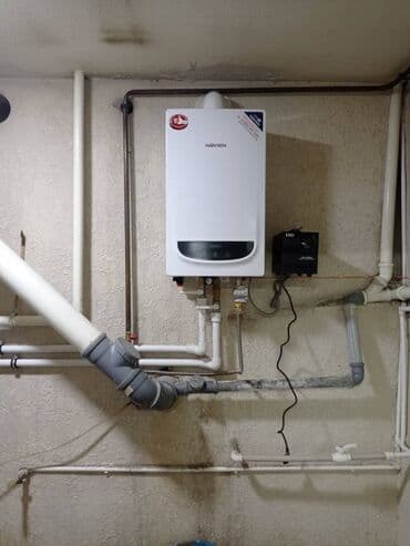 напольные газовые котлы: Газовый котел навиен, новьен, novien, navien выносной пульт — 21