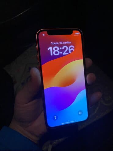 телефон иштетилген: IPhone 12 mini, Колдонулган, 64 ГБ, Кызыл — 2
