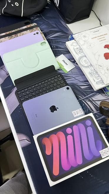 mac mini m1: Планшет, Apple, память 64 ГБ, 8" - 9", 5G, Б/у, Классический цвет - Фиолетовый — 2