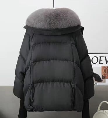 корейский одежда: Пуховик, Короткая модель, Китай, XL — 5