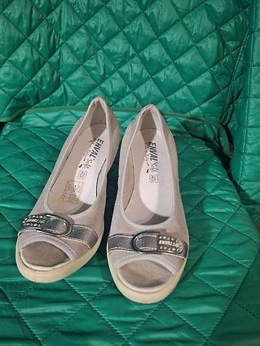 туфли жен: Лоферы, 36, Новый, цвет - Серый — 3