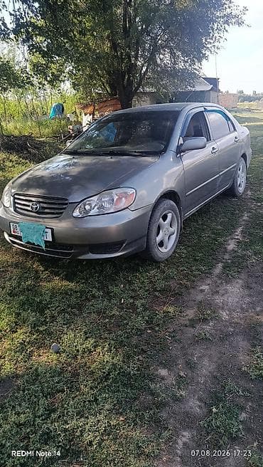 Toyota Corolla: 2003 г., 1.8 л, Механика, Бензин, Седан
