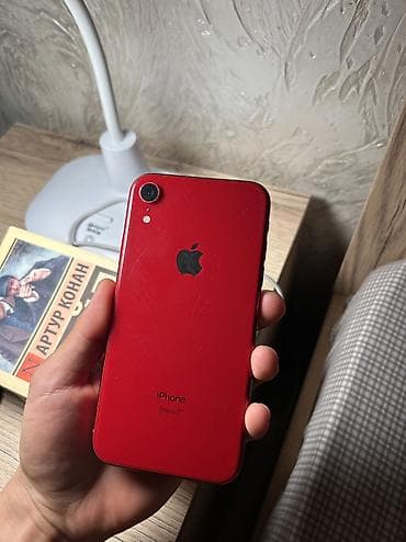 IPhone Xr, Б/у, 64 ГБ, Красный, Чехол, 89 %