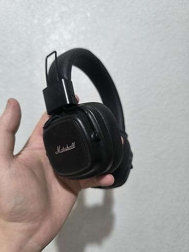 Беспроводные накладные наушники, Marshall, Б/у