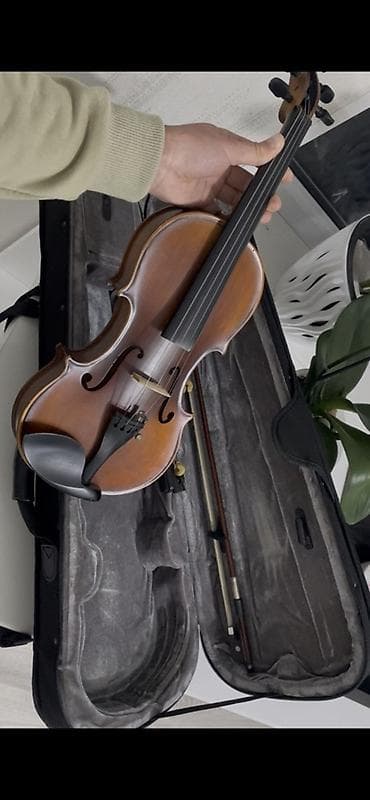 Скрипки: Скрипка 2/4 с комплектом, две четверти - Размер: полноразмерная 2/4 - — 1