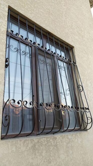 кованые кровати: Решетки для окон, Кованные, На заказ, Бесплатная установка — 7