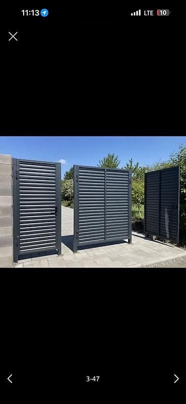 автоматик: Металлические ворота и калитки на заказ - Типы конструкций: откатные — 10