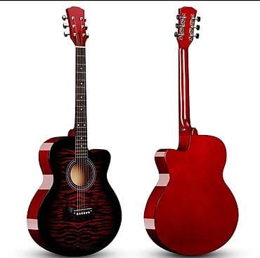 Гитары: Акустическая гитара 6-струнная, форма корпуса с вырезом (cutaway) — 1