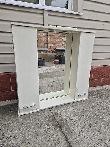 умывалники: Тумба для ванны, С раковиной, ЛДСП, цвет - Белый — 3