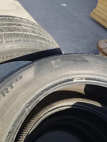 r18 255 55: Шины 225 / 60 / R 17, Лето, Б/у, Комплект, Легковые — 1