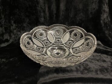 куплю посуды: Хрустальные вазы, салаьники, фрутовницы. Классика чешского хрусталя! — 19