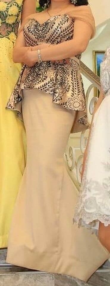 длинное леопардовое платье: Платье Наиля Байкучукова Очень красиво сидит Состояние хорошее На — 1