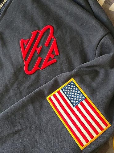 мужской рубашки: Мужская толстовка Jeffry Epstein с молнией до середины груди — 2