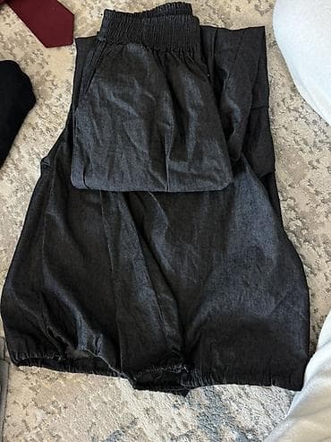 кийим сатам: Комплект, түсү - Кара — 9