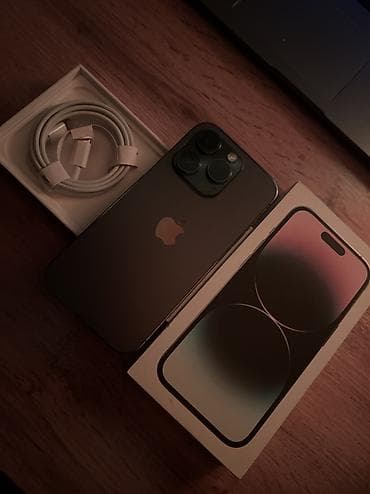 айфон 14 про новый: IPhone 14 Pro, Б/у, 128 ГБ, Deep Purple, Защитное стекло, Чехол, Кабель, 78 % — 1