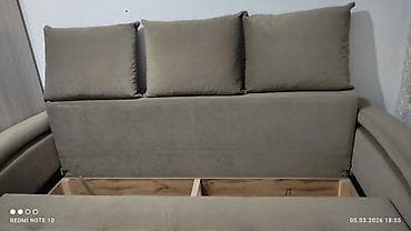 third edition solutions: Комплект мягкой мебели, Б/у, цвет - Коричневый — 1