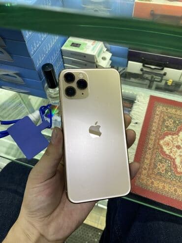айфон 11 про телефон: IPhone 11 Pro, 256 ГБ, Золотой, 75 % — 1