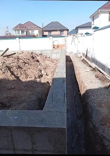 Курулуш жана оңдоо кызматтары: Фундаментные работы «под ключ» - Устройство ленточных и монолитных — 4