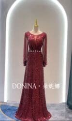 брендовые вещи оригинал: Вечернее платье, Длинная модель, Шлейф, Стразы, Камни, Все размеры — 5