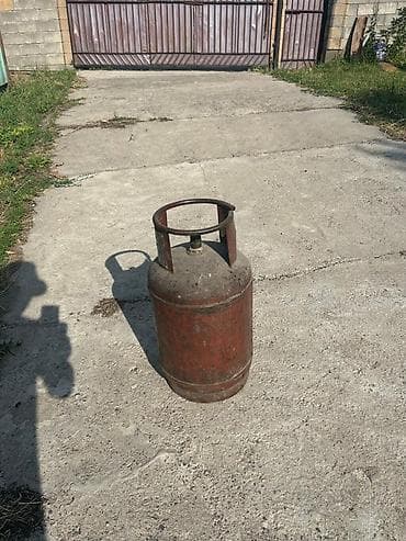 балон пропан: Газовый баллон пропановый, металлический, классической цилиндрической — 1