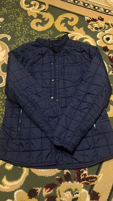 женская джинсовая одежда больших размеров: Подойдет на размер темно-синий цвет женский куртка — 1