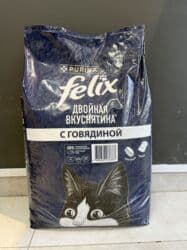 кошачий корм оптом: Сухой корм для взрослых кошек Purina Felix «Двойная вкуснятина» с — 3