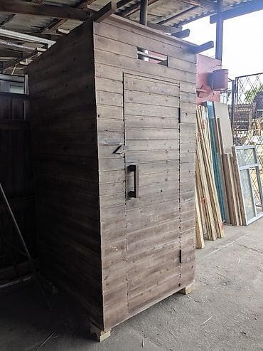 Все для дома и сада: Туалетная кабинка, будка, Материал: Дерево — 2