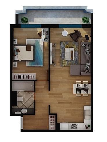 Батирлерди сатуу: 3 бөлмө, 1 м², Элитка, Даяр ПСО (өзү оңдоп түзөтүп бүтүү үчүн) — 4