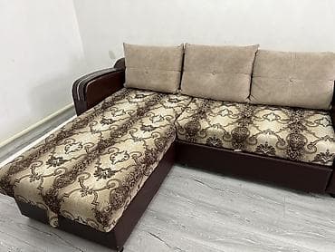 пуфик для магазина: Угловой диван, Раскладной, Трехместный — 1