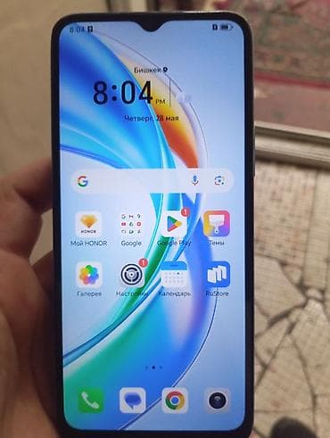 galaxy folder: Honor X5b Plus, Б/у, 128 ГБ, цвет - Голубой, 2 SIM — 2
