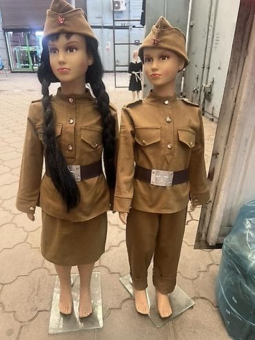 школьный гарнитур: Детские костюмы в стиле военной формы Описание: - Комплект для — 1