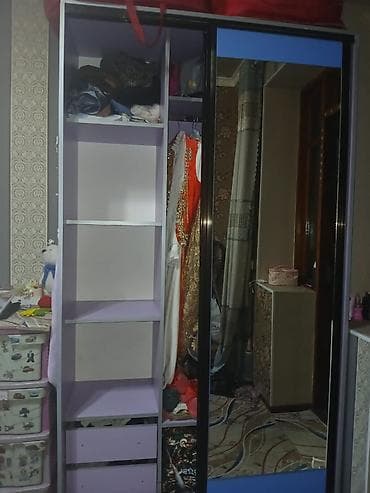 хаги маги: Детский шкаф, Б/у, Другое назначение, Для девочки, Для мальчика, цвет - Голубой, Самовывоз — 5