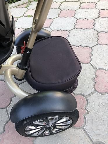 вело коляска: Детский трёхколёсный велосипед-коляска Bentley - Бренд: Bentley — 5