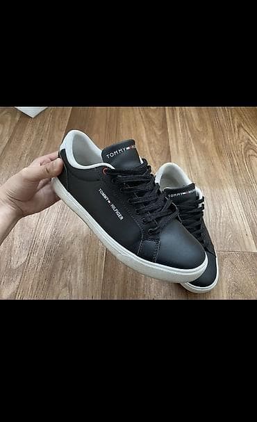 dunk low: Стильные кеды полуклассический Tommy Hilfiger, в отличном состоянии — 1