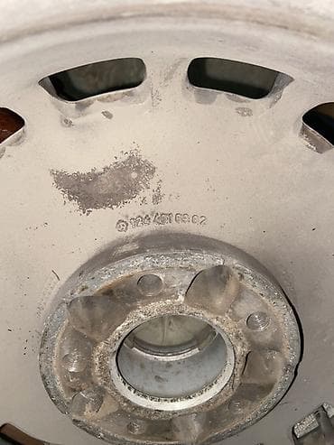 27565 р18: Литые Диски R 15 Mercedes-Benz, 1 шт, отверстий - 5, Б/у — 4