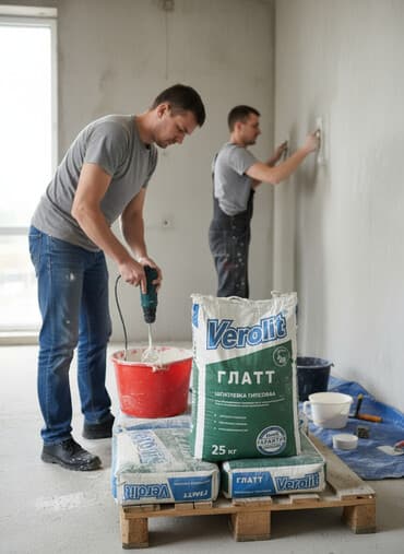 продажа гипсокартона: Шпаклевка Vetonit, Гипсовая, Сухая — 1