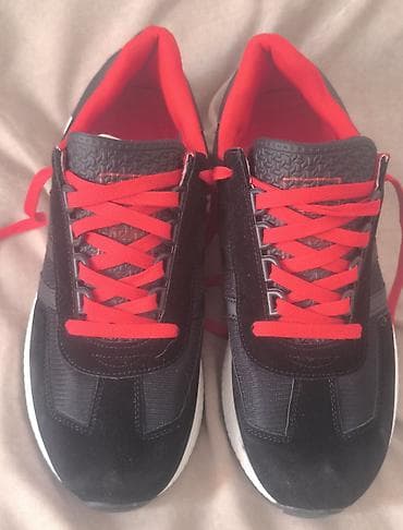 бек абад: Кроссовки Adidas Originals - Цвет: чёрный с красными акцентами и — 2