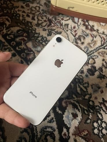 iphine xr: IPhone Xr, Б/у, 64 ГБ, Белый, Защитное стекло, 76 % — 2